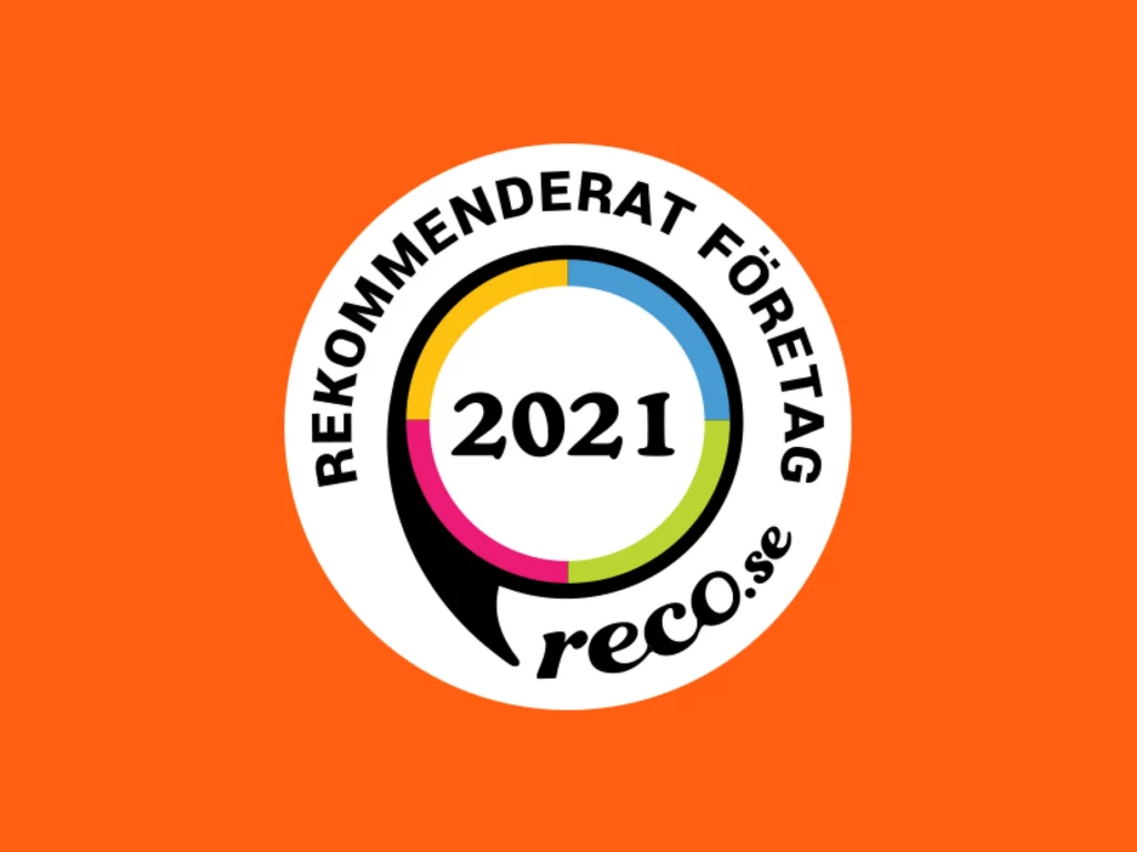 reco - rekommenderat företag 2021